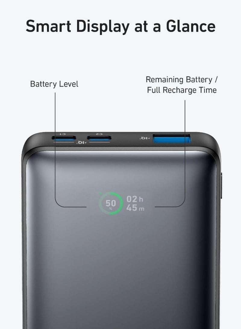 Anker 533 Power Bank, Fast 25W Charging, Fueling Your Battery Up To 3 Times Faster Than Regular Power Banks Battery Pack - - Image 2