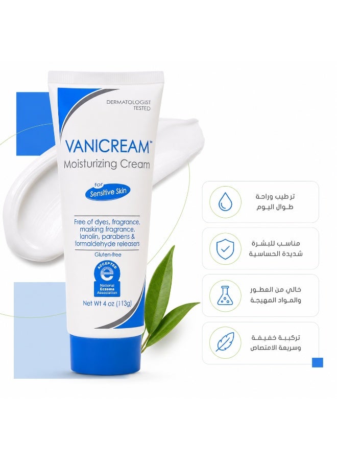 Vanicream Moisturizing Skin Cream for Sensitive and Dry Skin - 113g - Image 2