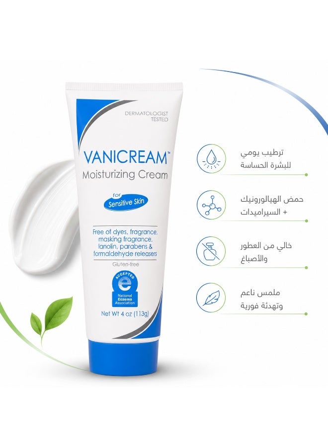 Vanicream Moisturizing Skin Cream for Sensitive and Dry Skin - 113g - Image 3