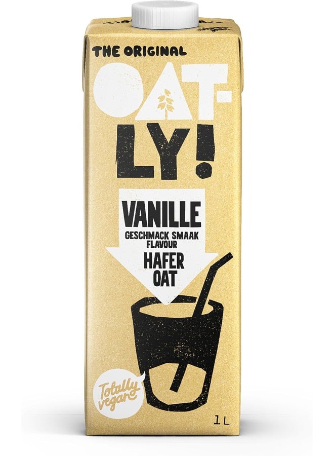 Oatly - Vanilla Oat Milk Drink Dairy Free - Plant Based Vegan Oatmilk Drink - 1 liter - Image 1