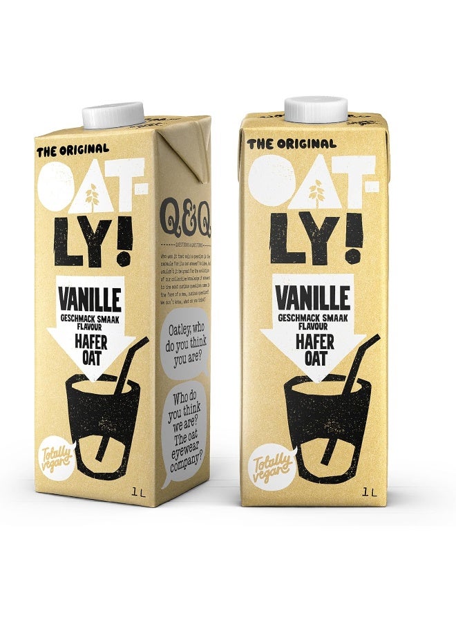 Oatly - Vanilla Oat Milk Drink Dairy Free - Plant Based Vegan Oatmilk Drink - 1 liter - Image 3