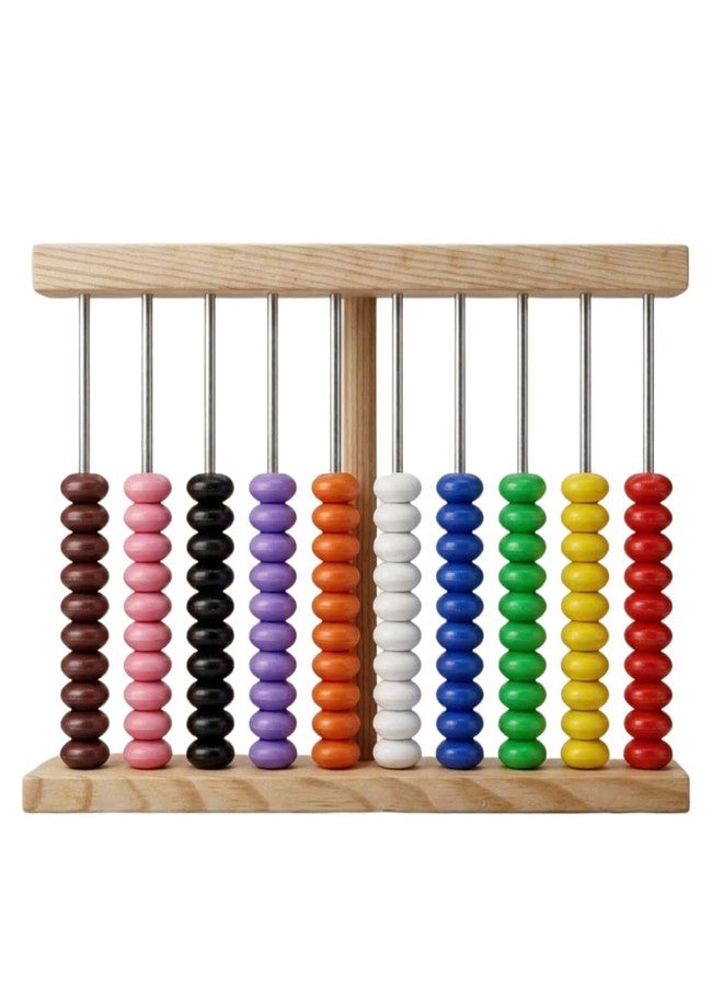 Maskeen Premium QualityWooden Abacus with Colourful Beads, Educational Counting Toy for Kids, Math Learning Tool - Image 1