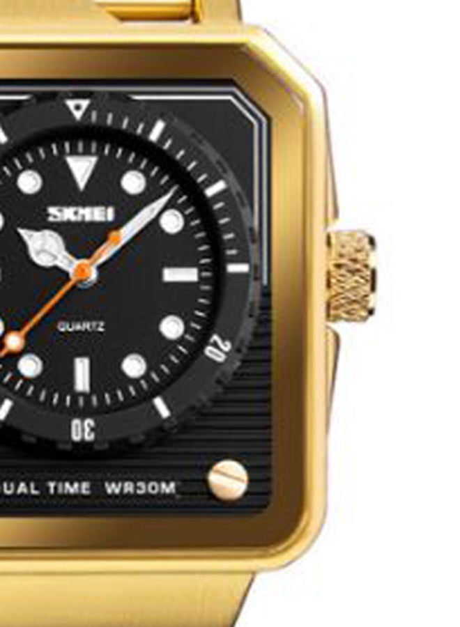 Men's Metal Analog  Digital Watch 1392 - 51 mm - Gold - Image 5