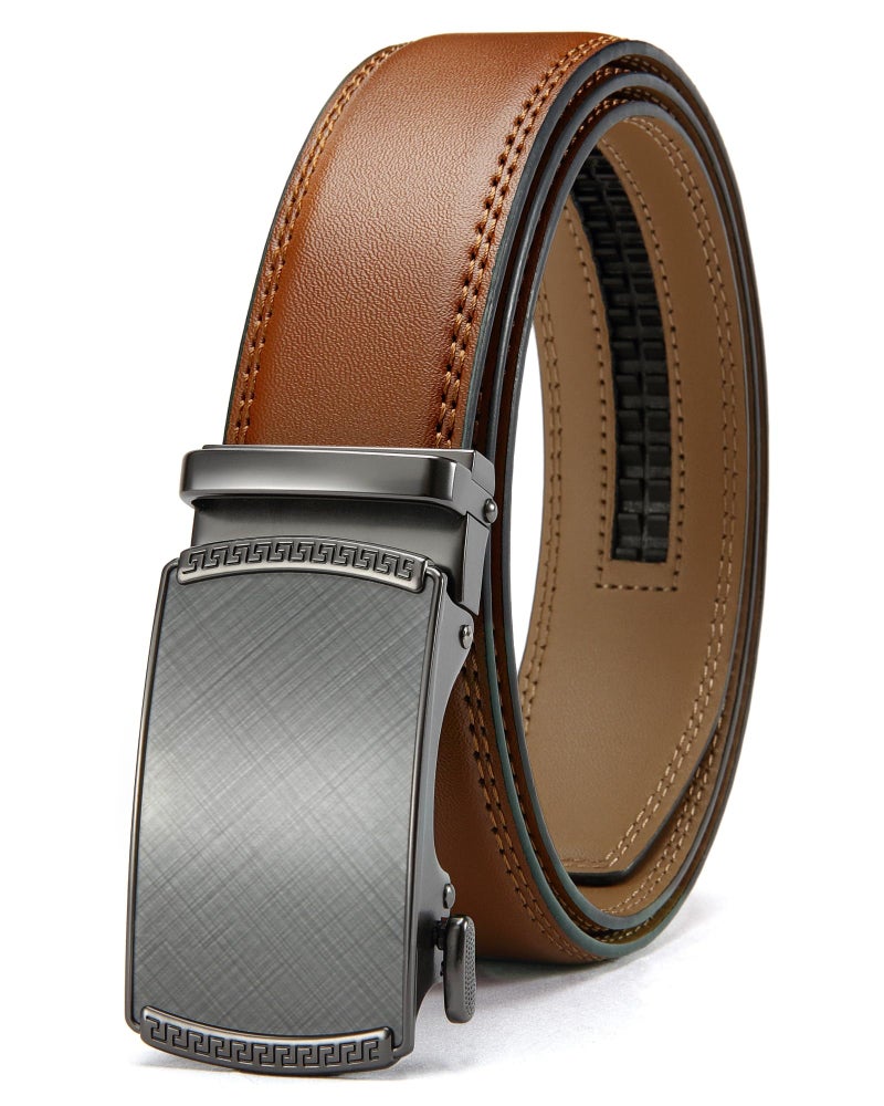 CHAOREN Mens Belt Leather Ratchet Belt - Customizable Fit, Effortless Style (35mm) - Image 1