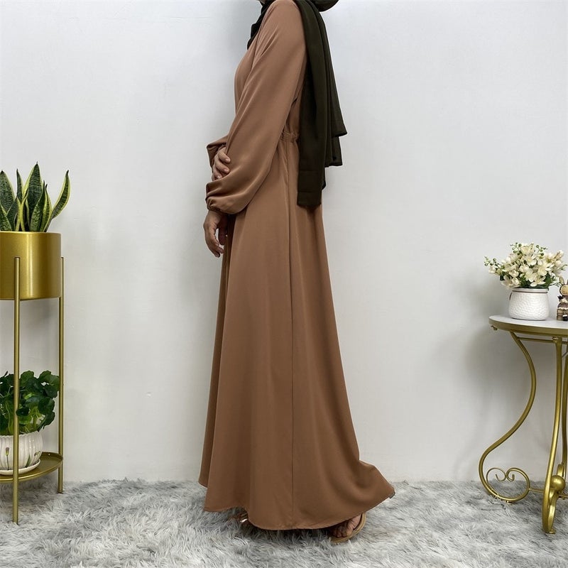 monica fashion Cross-Border TikTok Temu Fashion Lapel Cardigan Full-Button Slim Fit Long Dress - Image 2