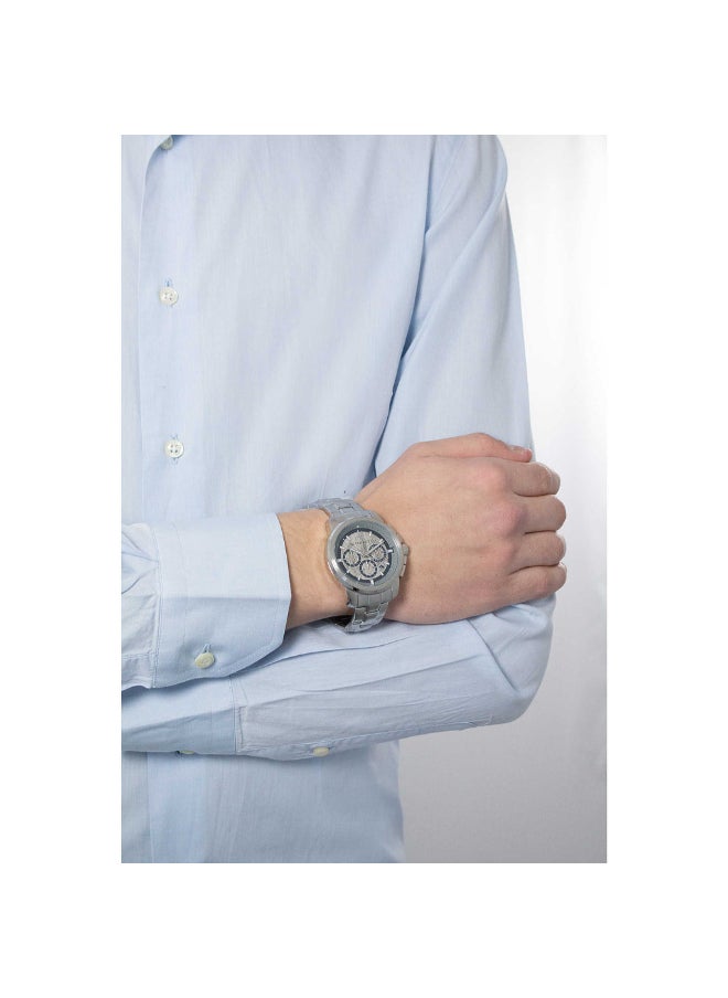 Maserati - Maserati Successo Silver Grey Dial Chronograph Quartz Mens Watch - R8873621006 - Image 1