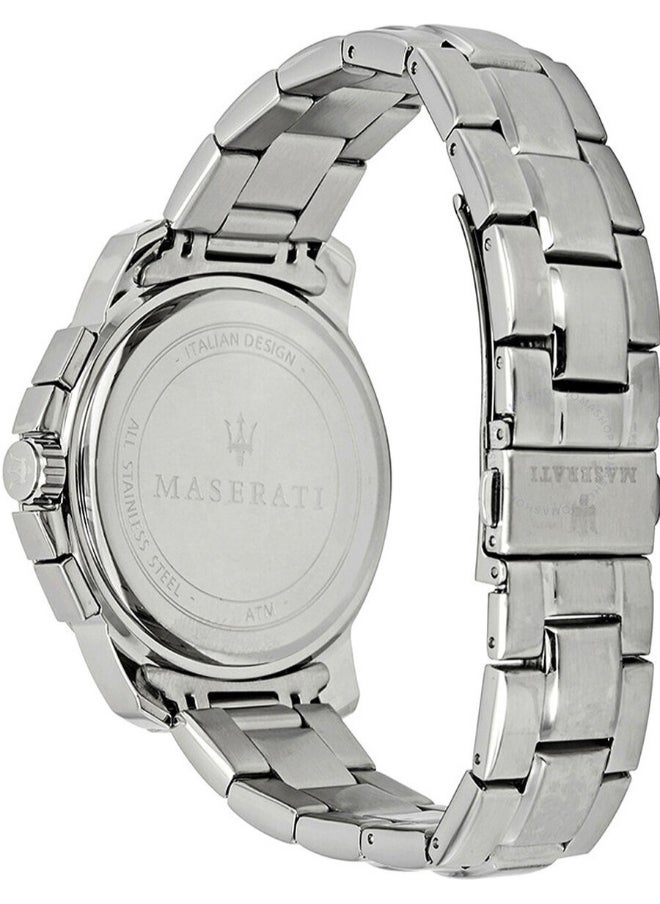 Maserati - Maserati Successo Silver Grey Dial Chronograph Quartz Mens Watch - R8873621006 - Image 1