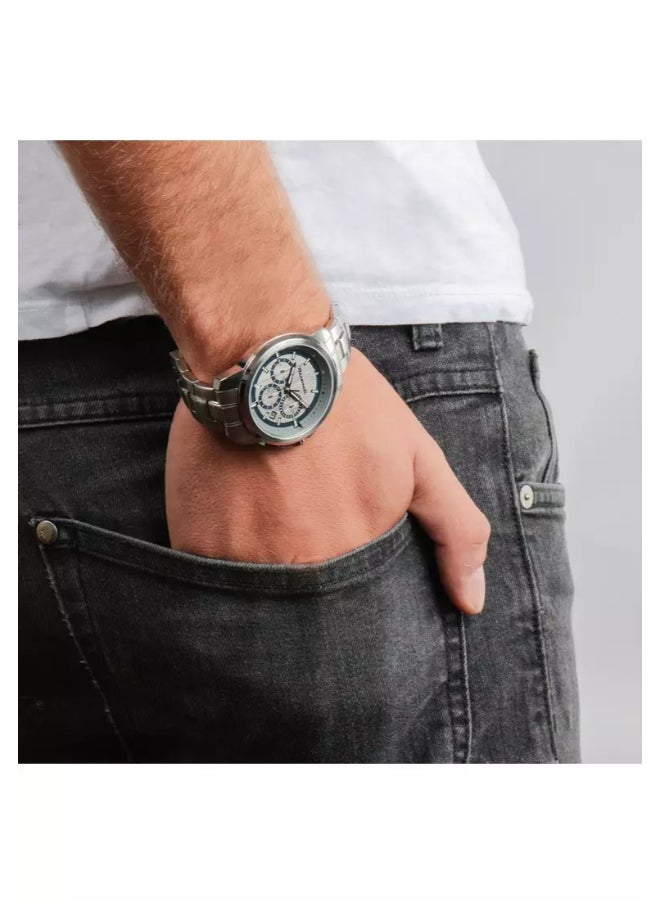 Maserati - Maserati Successo Silver Grey Dial Chronograph Quartz Mens Watch - R8873621006 - Image 1
