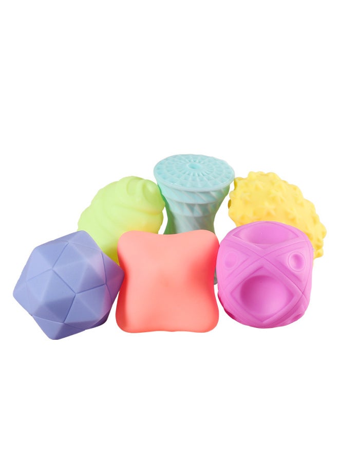 Loquat Educational Soft Jelly Baby Toy Hand Grab Ball Sensory Touch Massage Ball For Infants Sensory Perception Grasping-Color:Bulk-Specifications:See Details - Image 1