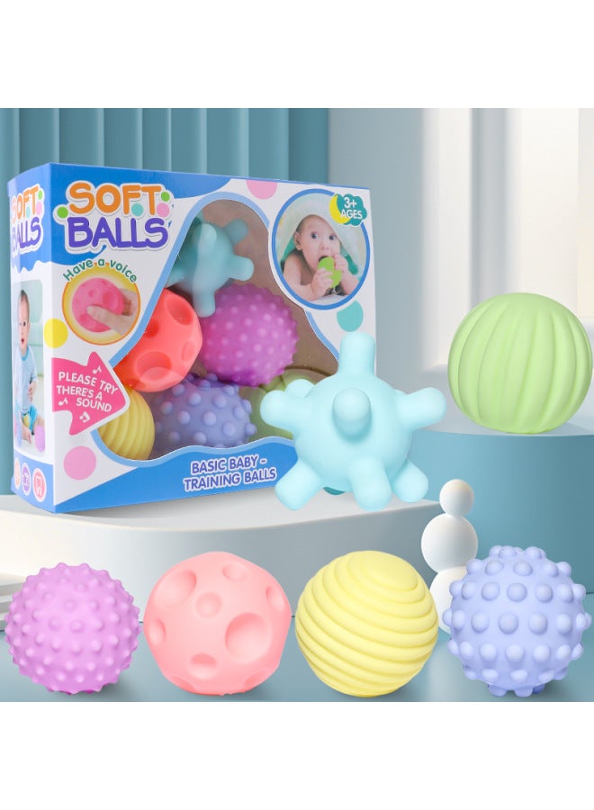Loquat Educational Soft Jelly Baby Toy Hand Grab Ball Sensory Touch Massage Ball For Infants Sensory Perception Grasping-Color:Bulk-Specifications:See Details - Image 2