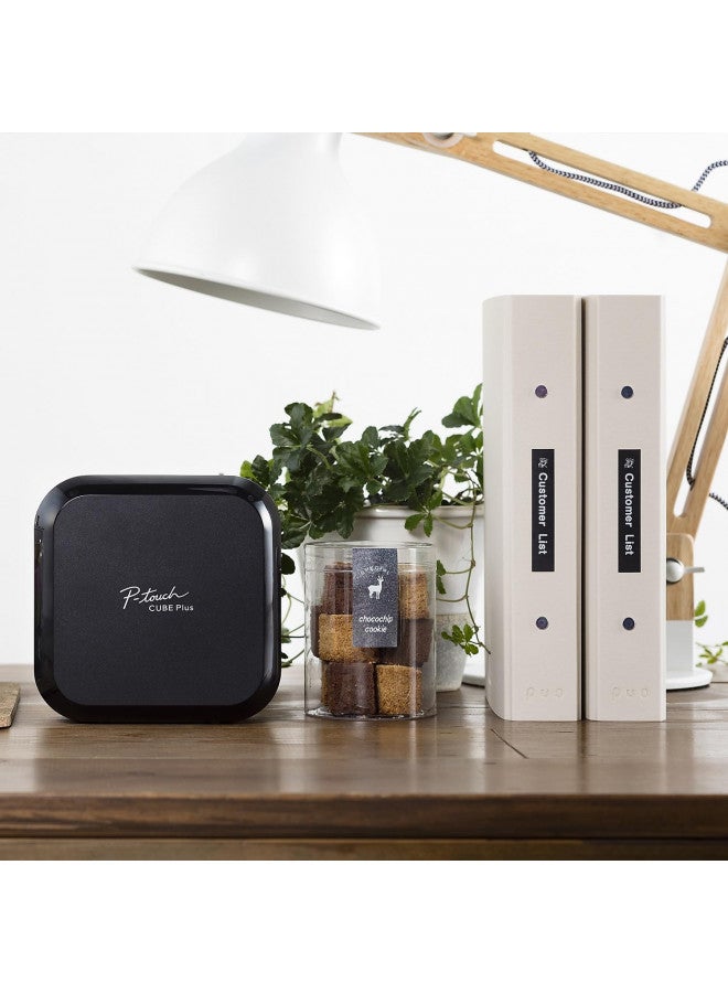 brother Brother P-touch CUBE Plus PT-P710BT Versatile Label Maker with Bluetooth Wireless Technology - Image 2