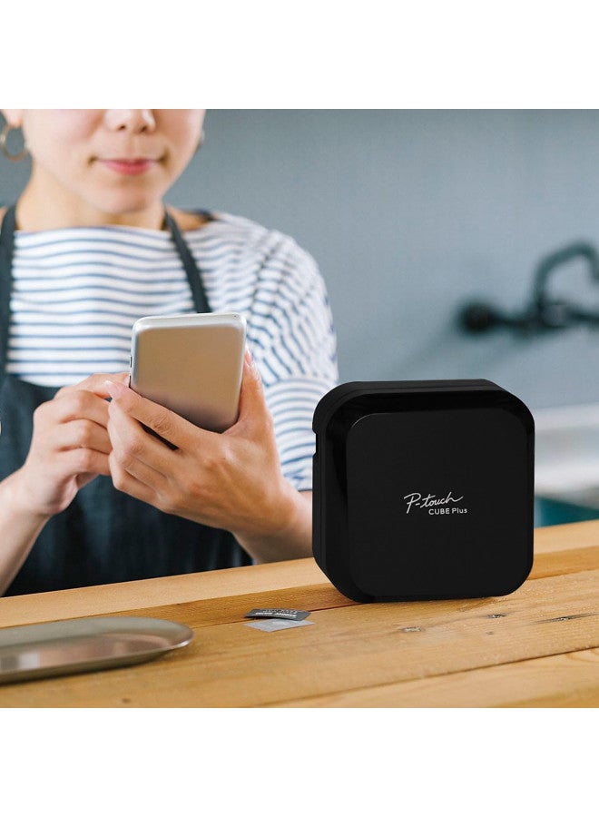 brother Brother P-touch CUBE Plus PT-P710BT Versatile Label Maker with Bluetooth Wireless Technology - Image 3