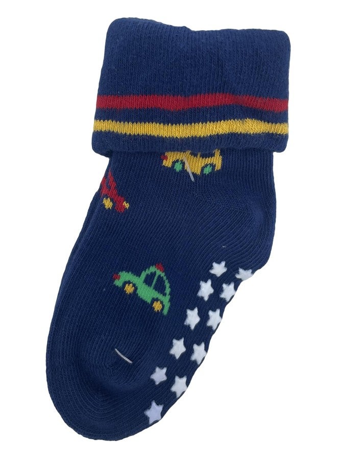 ZAPLES جوارب زابلز قطنية عضوية للأطفال للجنسين (متعددة الألوان والطبعات) (مقاسات: 6 أشهر، 12 شهرًا، 4، للأولاد) - Image 2