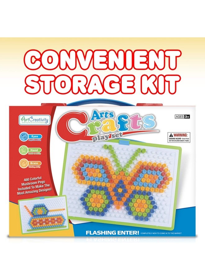 ArtCreativity Mushroom Peg Puzzle for Kids with 10-Challenges - Fun Brain Teaser for Children - Arts and Crafts Creative Educational Learning Toy - Gift Idea for Boys and Girls - Image 4