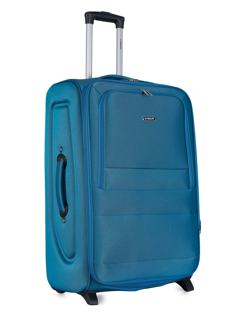 STARLIFE Set of 3 Light Weight Polyester Trolley Luggage 4 Wheels With Number Lock 20,24,28 Inches - Image 4