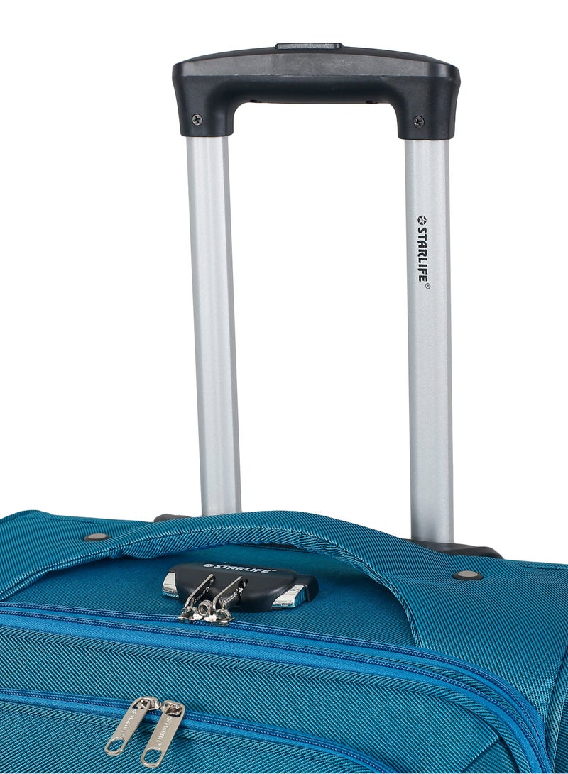 STARLIFE Set of 3 Light Weight Polyester Trolley Luggage 4 Wheels With Number Lock 20,24,28 Inches - Image 5