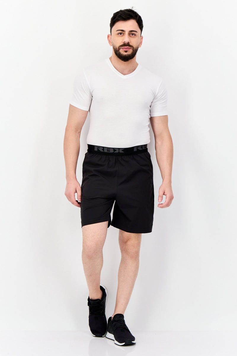 RBX Men Sportswear Fit Training Shorts, Dark Grey  - Image 2