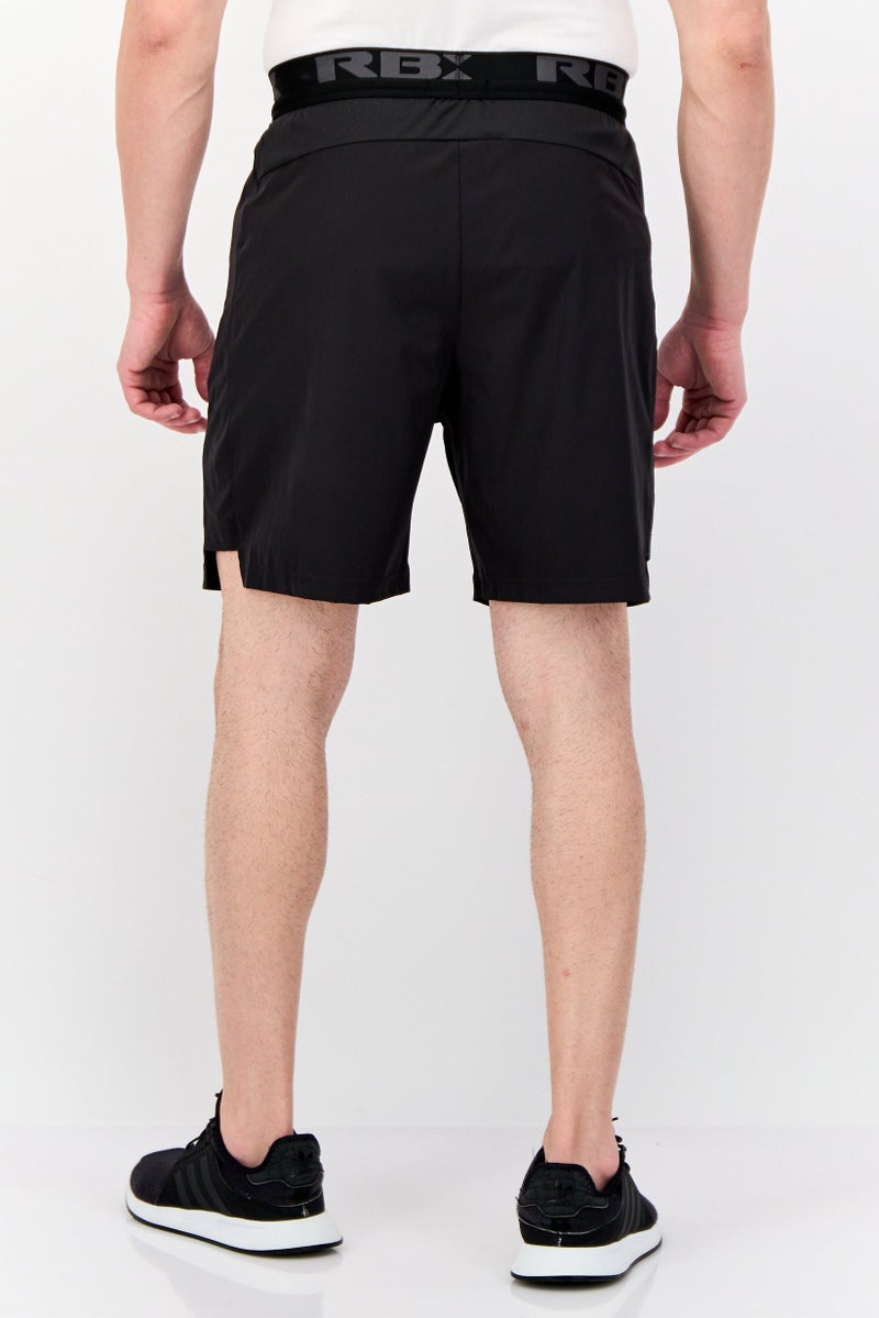 RBX Men Sportswear Fit Training Shorts, Dark Grey  - Image 4