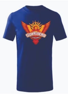IPL SRH Round Neck Short Sleeve T-shirt Hyderabad Sunrisers Blue