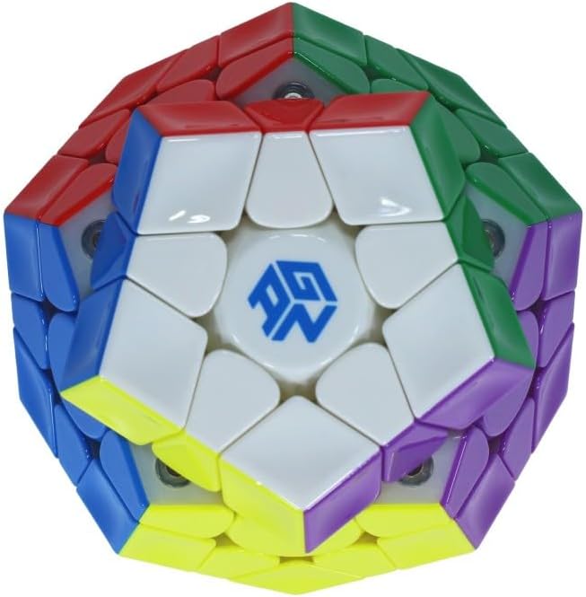 CuberSpeed Cuberspeed GAN Megaminx V2 Stickerless Black Side MagLev UV Speed Cube gan megaminx v2 Magnetic maglev uv Coated Stickerless Puzzle  - Image 5