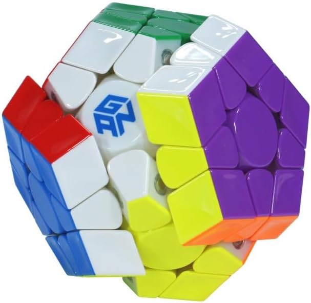 CuberSpeed Cuberspeed GAN Megaminx V2 Stickerless Black Side MagLev UV Speed Cube gan megaminx v2 Magnetic maglev uv Coated Stickerless Puzzle  - Image 4
