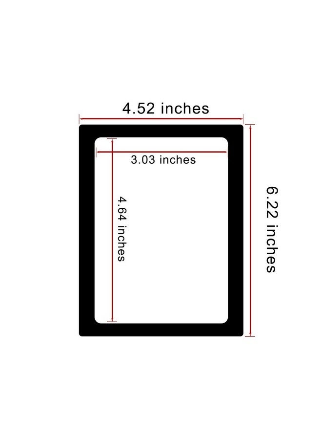 Sooard Magnetic Photo Frames 12 Pack Magnetic Picture Frame 3.5X5 Inch For Refrigerator Cabinet Locker Dishwasher & Other Metallic Surfaces (Black)  - Image 3
