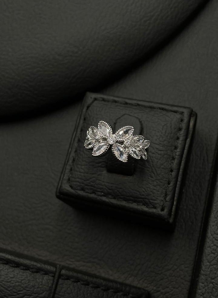 Elysian Zircon Stone White Gold-Plated Wedding Set - Image 5