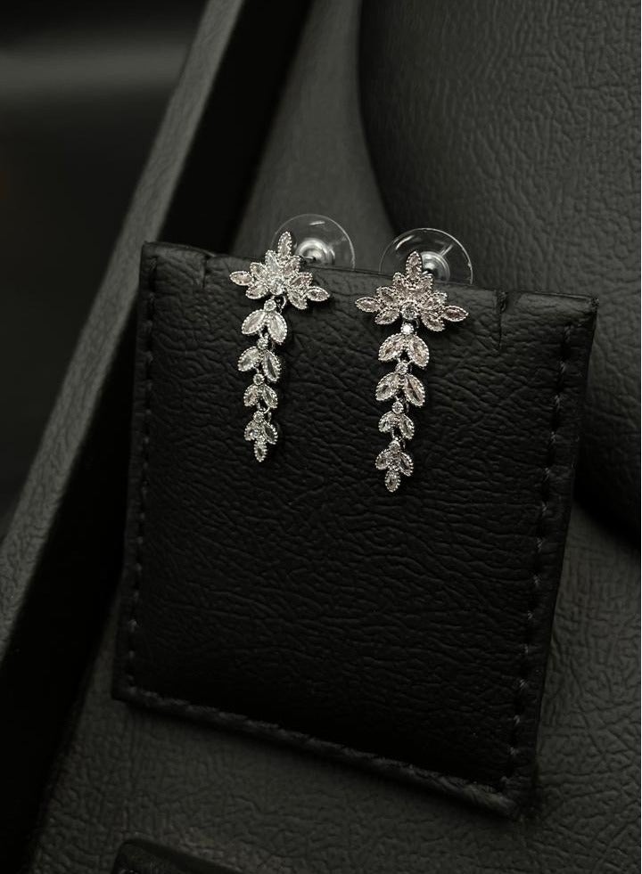 Elysian Zircon Stone White Gold-Plated Wedding Set - Image 3