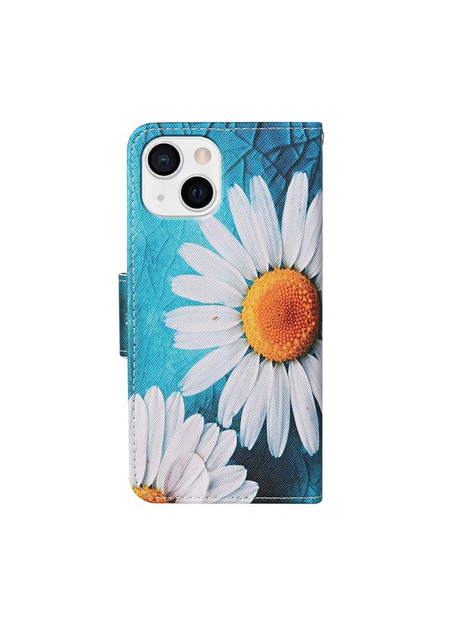 زبون جراب جلدي قابل للطي بتصميم رسومات ملونة لهاتف iPhone 13 - Image 3