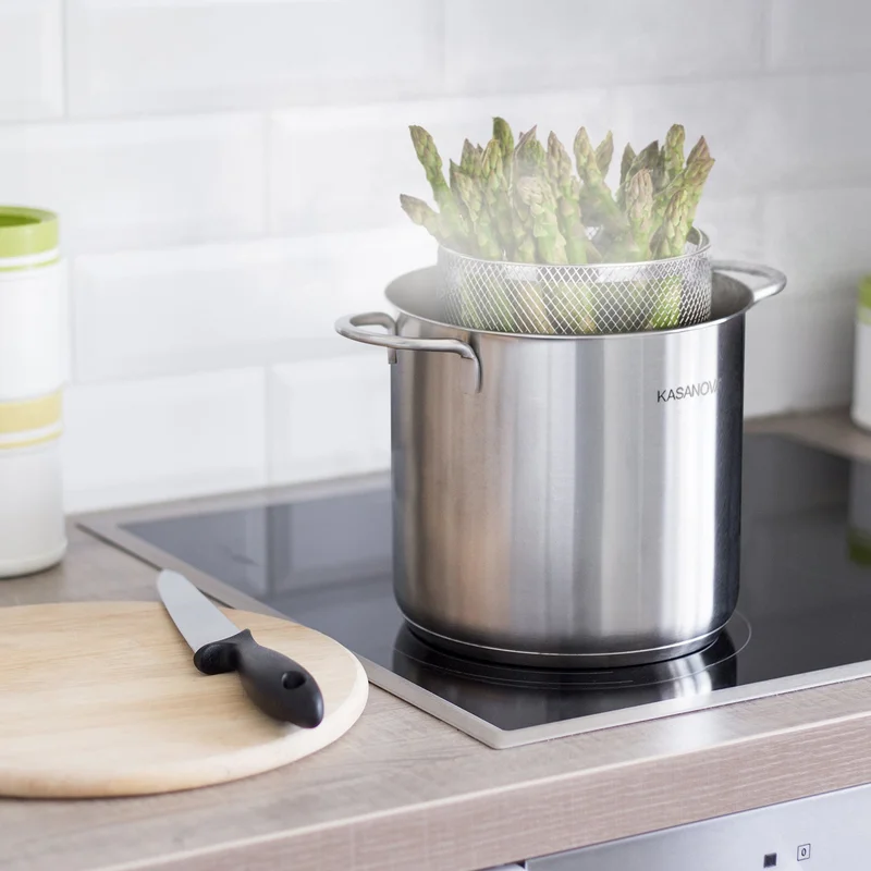 سيمبلي كيتشن Asparagus Cutter Steel 4L 16X21 Cm Induction Base