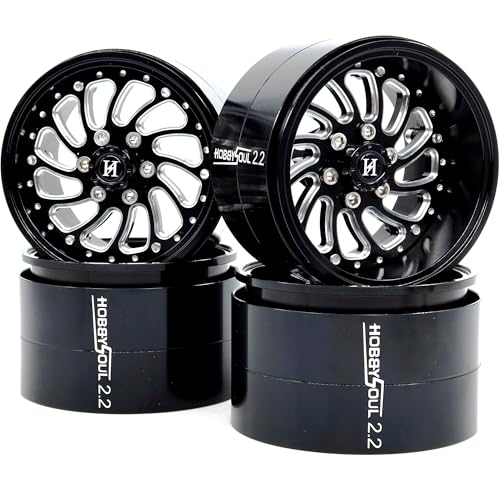 HOBBYSOUL 22 Beadlock Wheels Adjustable Offset Rims Wide 40mm for 110 RC Crawler Gen8 Everest gen 7 Pro SCX10 Capra TRX4 AMG 6x6 Upgrades HS701575 - Image 1