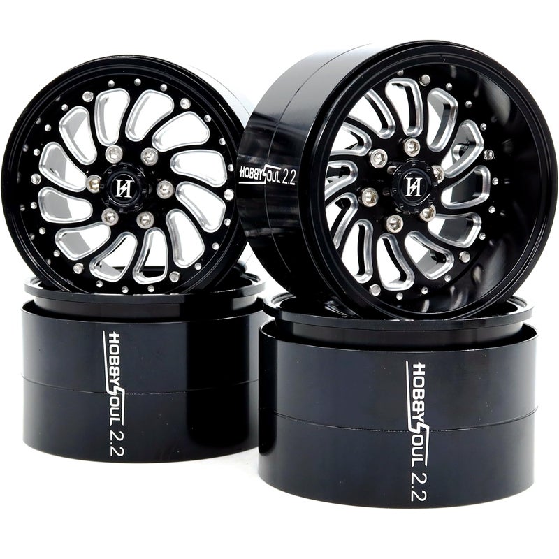 HOBBYSOUL 22 Beadlock Wheels Adjustable Offset Rims Wide 40mm for 110 RC Crawler Gen8 Everest gen 7 Pro SCX10 Capra TRX4 AMG 6x6 Upgrades HS701575 - Image 3