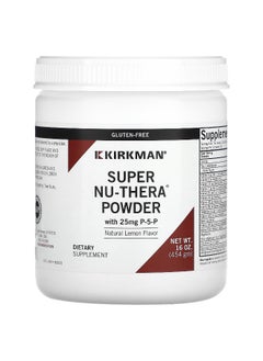 Kirkman Labs Kirkman Labs, Super Nu-Thera Powder with P-5-P, Natural Lemon, 16 oz (454 gm)  - Image 1