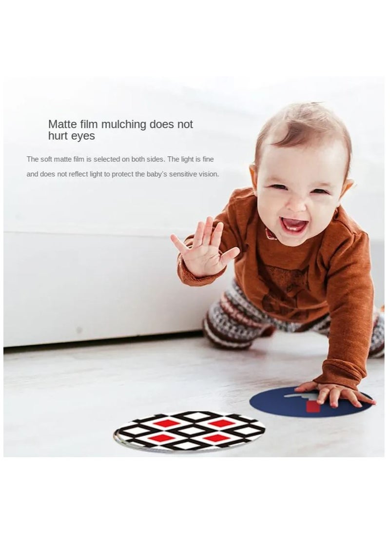 Filly New Early Education Puzzle Newborn Infant Black And White Card Baby Enlightenment Visual Stimulation Flash Card Color Cognition(Set of 3)  - Image 4