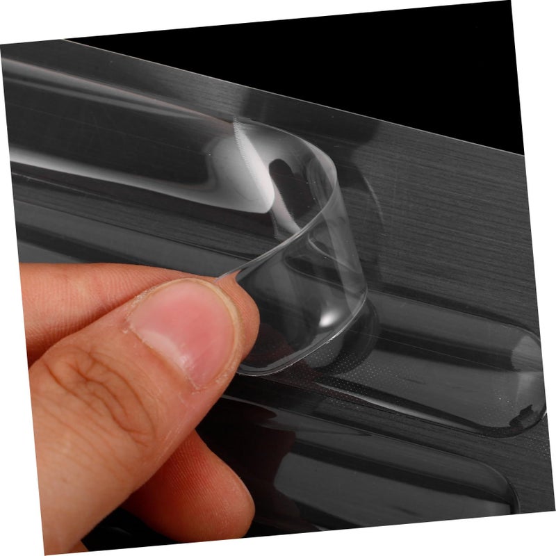 4 Pcs Car Door Handle Protective Film Scratch Resistant Sticker Universal Fit For Most Vehicles - Image 4