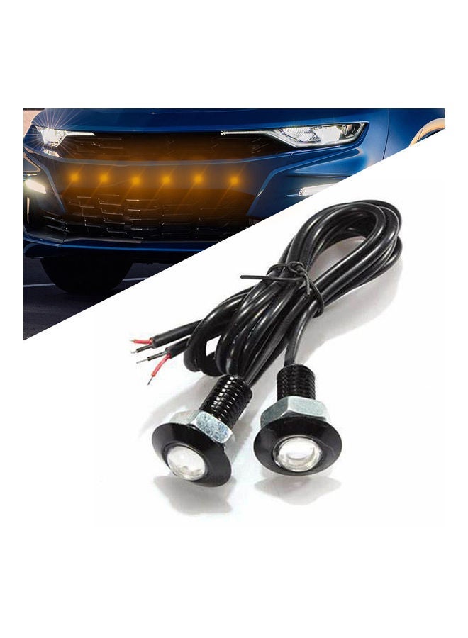 MUNTAQI 8-Piece 18mm Eagle Eye LED Bulb DRL Light Set - Image 4