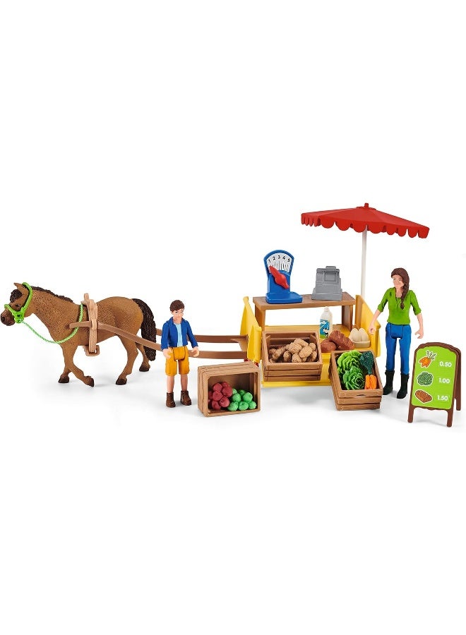 Schleich Sunny Day Mobile Farm Stand Playset - Image 2