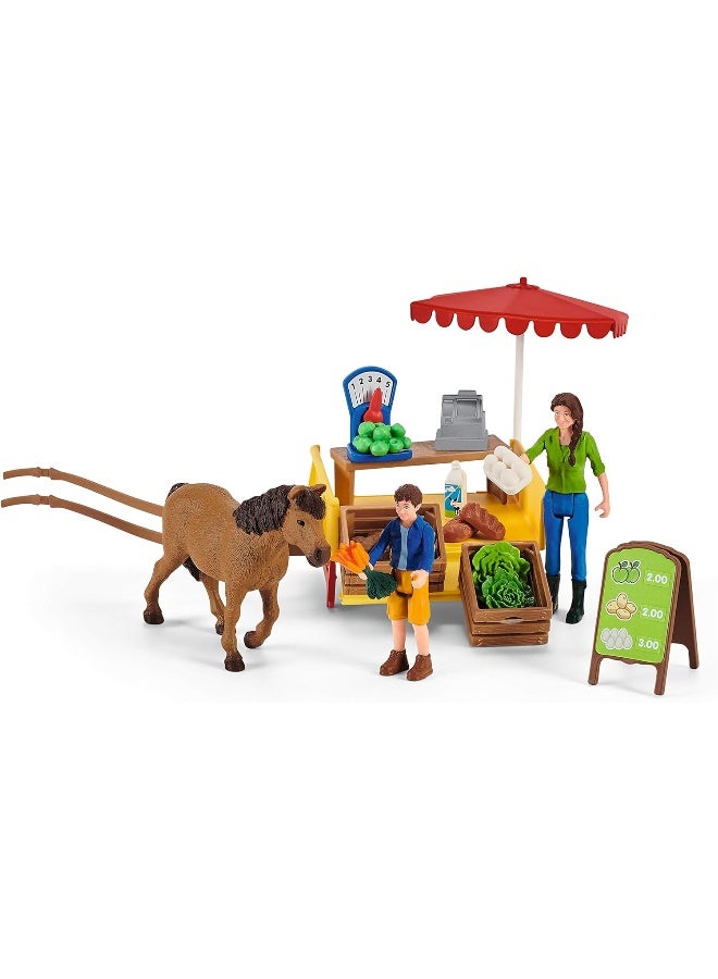 Schleich Sunny Day Mobile Farm Stand Playset - Image 3