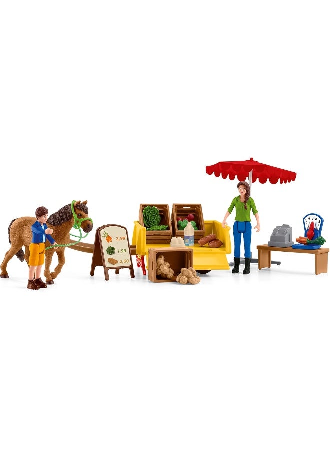 Schleich Sunny Day Mobile Farm Stand Playset - Image 1