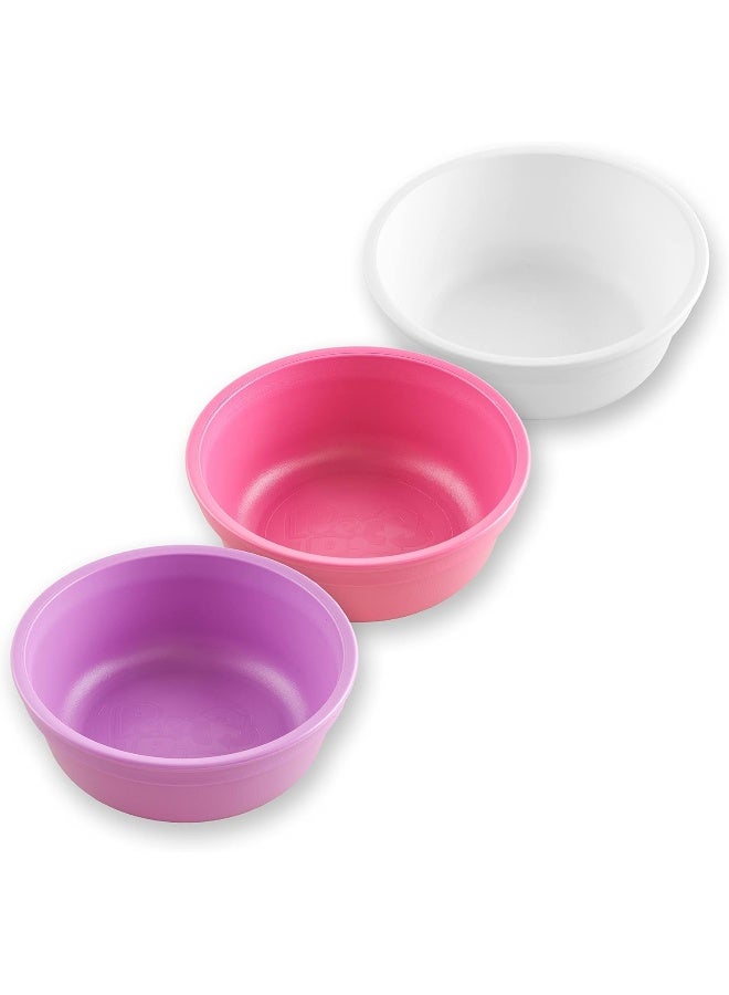 Replay Re Play Made in The USA 3pk Toddler Feeding Deep Bowls - Image 1