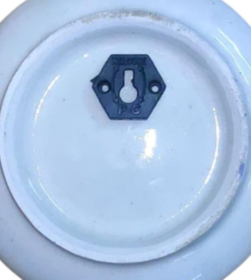 CRAFT PARK Blue Pottery Ceramic Wall Hanging Decorative Handmade 8 Inch Round Plate CPDP19 - Image 4