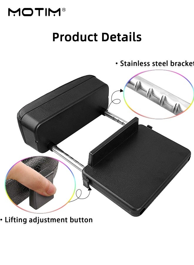 Motim Car Armrest Support Elbow Rest Pad, PU Leather Armrest Extender Console Storage Organizer, Universal Fit for Most Cars - Image 5