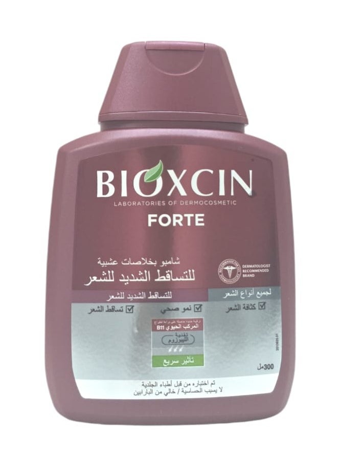 BIOXCIN - Forte Herbal Shampoo For Intensive Hair Fall 300ml - Image 1