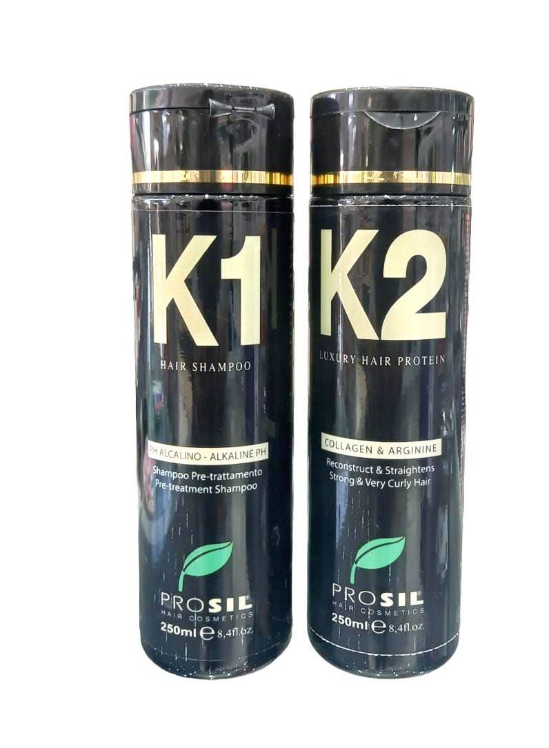 بروسيل بروتين معالج الشعر الايطالي مع الشامبو 250 مل - Image 1