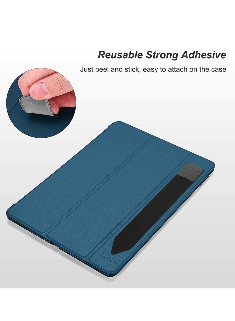 Procases Pencil Holder Sticker for Ipad Pencil 1st and 2nd Gen Elastic Stylus Pocket Pouch Adhesive Stylus Pen Sleeve Attached to Case for Ipad Pencil and Other Stylus Pens Black - Image 3