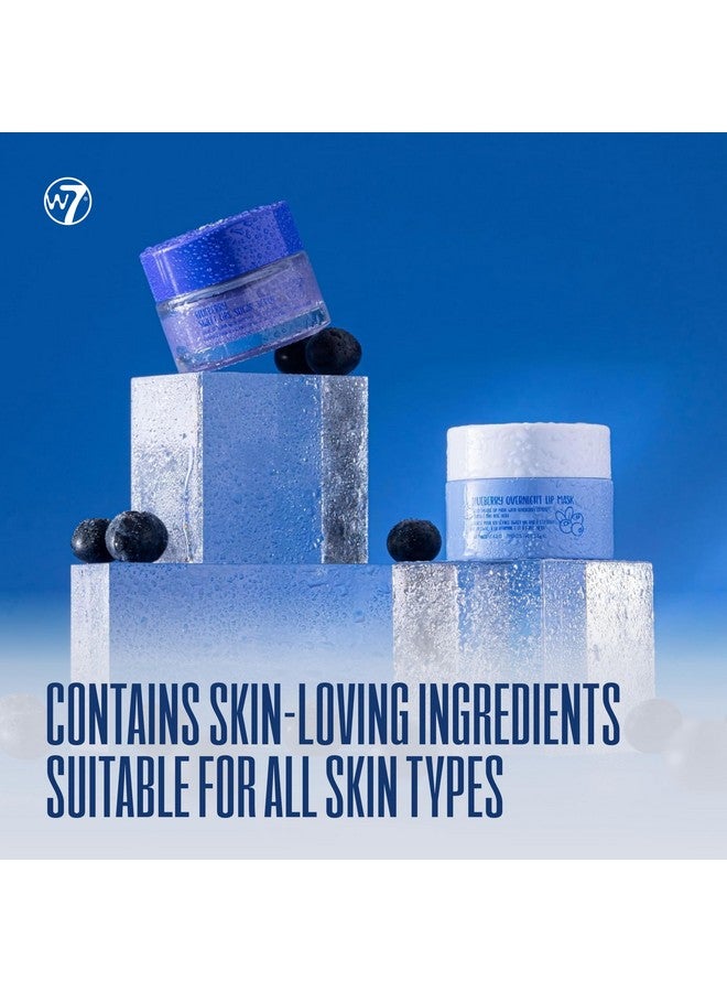 W7 Sweet Dreams Lip Scrub & Overnight Lip Mask Duo - 2 Piece Gift Set - Blueberry Flavour - Exfoliate, Condition, Soothe & Hydrate - Image 4