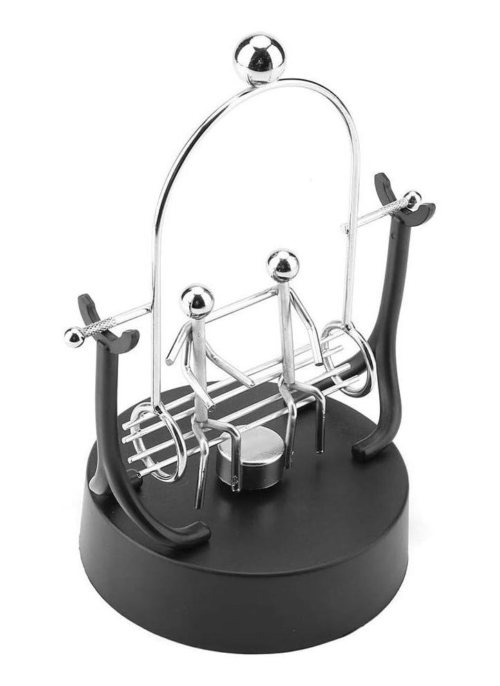 Kinetic Toy Electronic Swing Wiggle Device Perpetual Motion Swinging Art Craft Desk Decoration  - Image 1