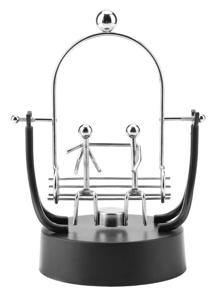 Kinetic Toy Electronic Swing Wiggle Device Perpetual Motion Swinging Art Craft Desk Decoration  - Image 2