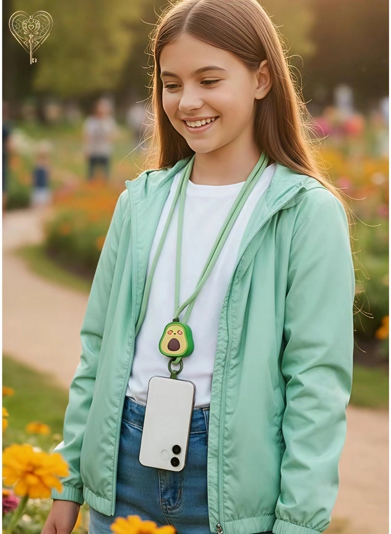 كيامور حامل بطاقة وحبل عنق بتصميم أفوكادو – إكسسوار عصري للمراهقين وأداة أساسية للمدرسة، مثالي كحبل عنق للأطفال، وحامل بطاقة للبنات، وحبل رقبة للأولاد، أو حامل بطاقة تعريف للطلاب، كما أنه مناسب لحضانة الأطفال، والاستخدام في الفصل الدراسي، وعرض بطاقة المعلم، وحامل بطاقة السفر، وحبل بطاقة المهرجانات، وحامل بطاقة المؤتمرات، وحامل بطاقة التعريف في المعسكرات الخارجية، وحامل بطاقة الأمان للأطفال - Image 5