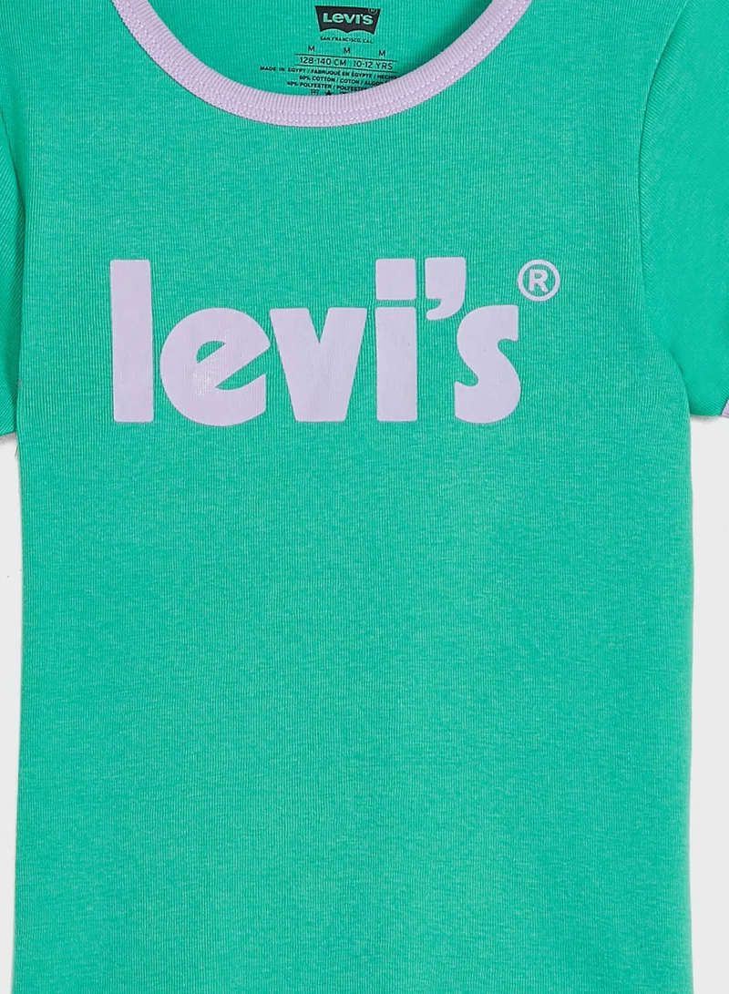 Levi's Kids Rib Ringer Logo T-Shirt